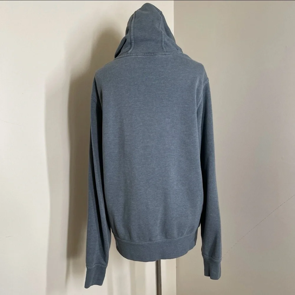 The North Face Men’s Hoodie Hooded Sweatshirt -SZ S - Graphic Print Grey